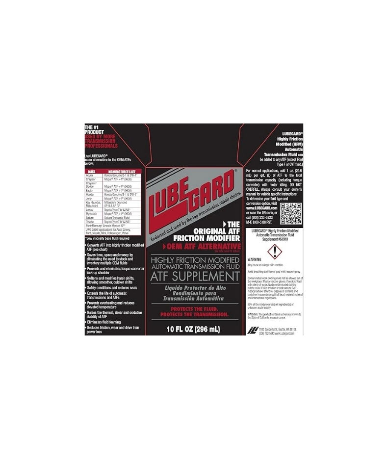 Lubegard 61910 Highly Friction Modified ATF Supplement, 10 oz._thumbnail_4
