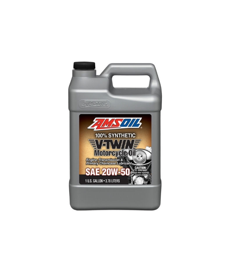 AMSOIL 20W-50 100% Synthetic V-Twin Motorcycle Oil_thumbnail_0