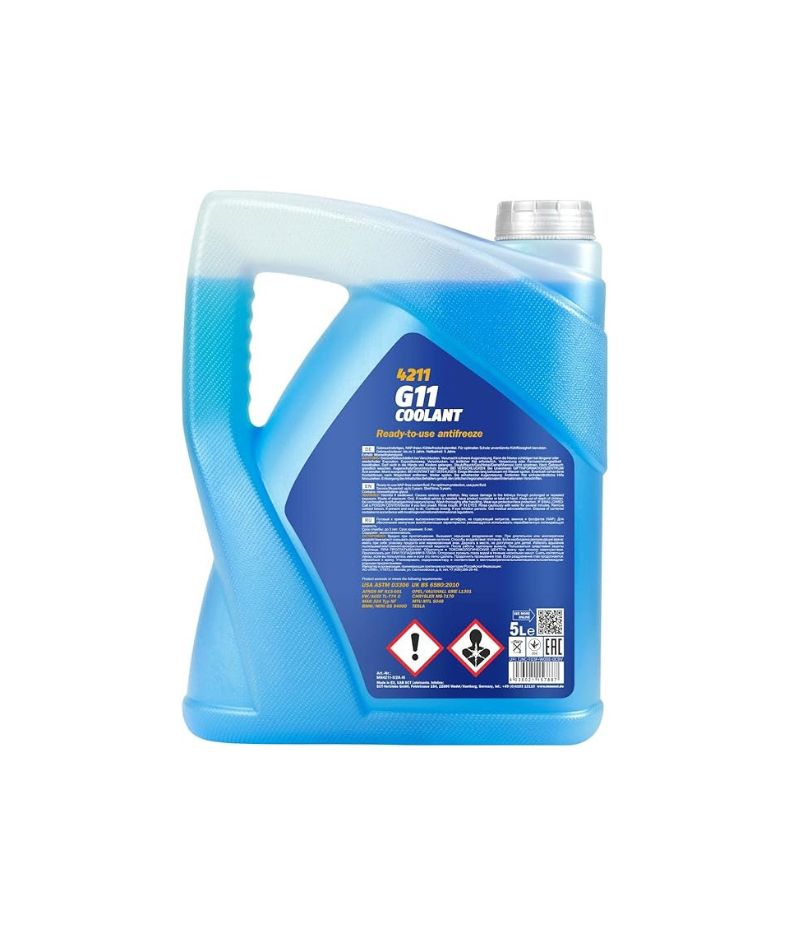 MANNOL Blue Antifreeze Coolant 5L Ready Mixed G11_thumbnail_2