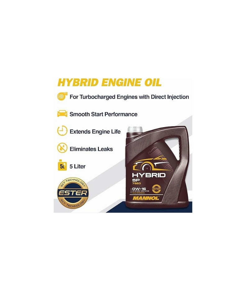 MANNOL 7920 Hybrid SP SAE 0W-16 SP (RC) Fully Synthetic Imported From Germany_thumbnail_5